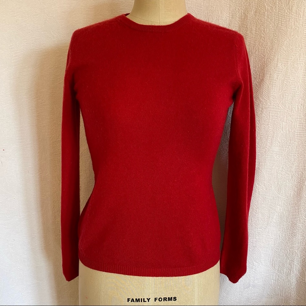 Pure cashmere XS/S cashmere crewneck sweater EUC
